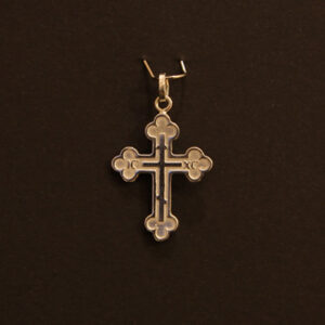 Simple Orthodox Cross, Pure Silver